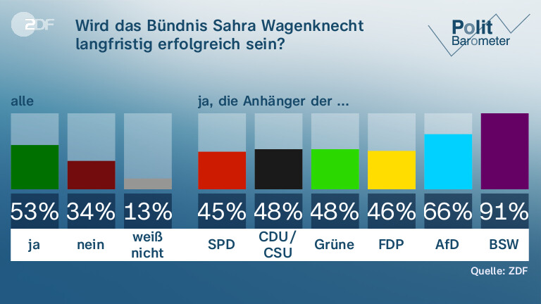 Wird das Bündnis Sahra Wagenknecht langfristig erfolgreich sein?