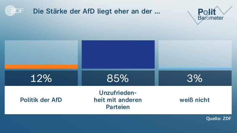Die Stärke der AfD liegt eher an der …