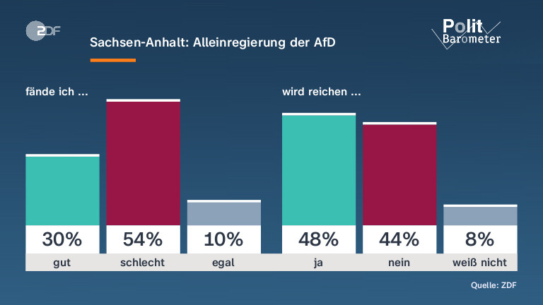 Sachsen-Anhalt: Alleinregierung der AfD